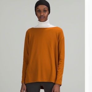 Lululemon Back In Action Long Sleeve Shirt Sz 6